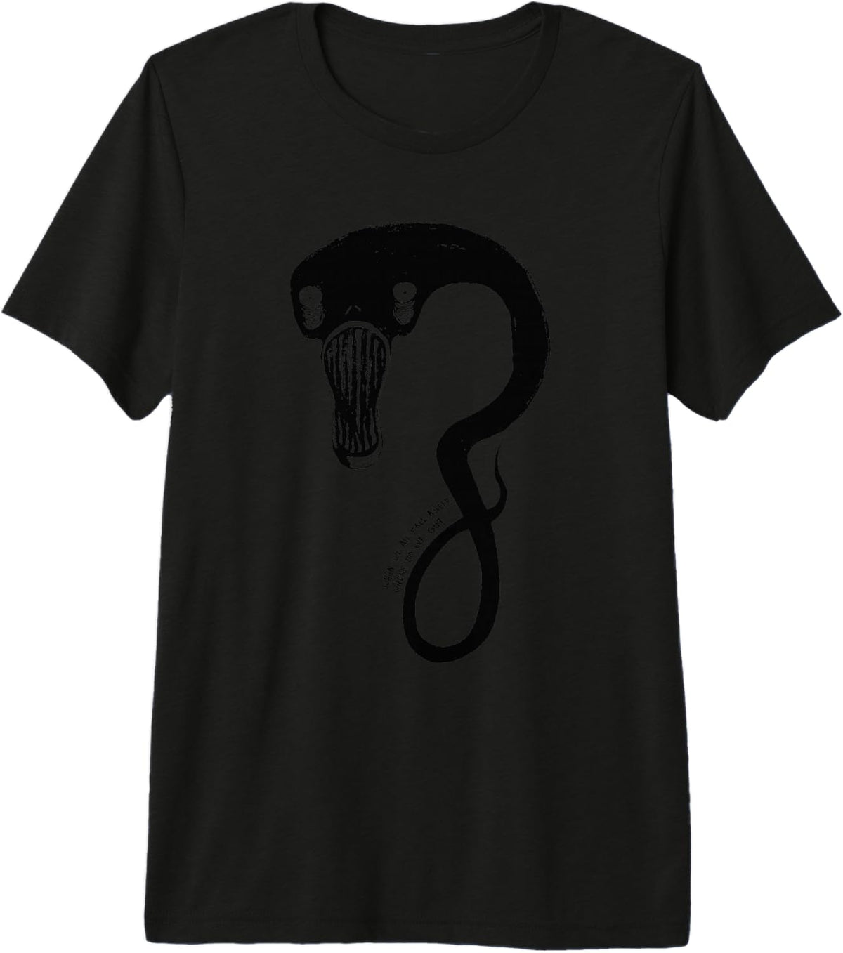 Billie Eilish Official Monster Black Premium Tri-Blend T-Shirt
