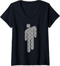Womens Billie Eilish Official Blohsh Black V-Neck T-Shirt