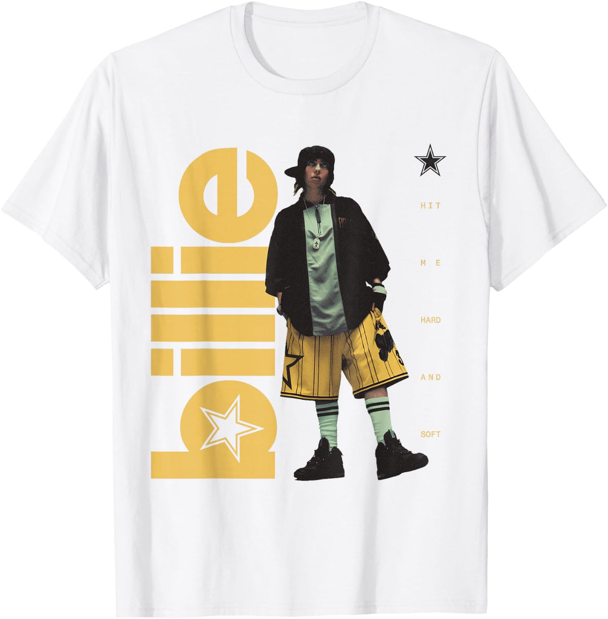 Official Billie Eilish HIT ME Hard and Soft Standing Photo T-Shirt