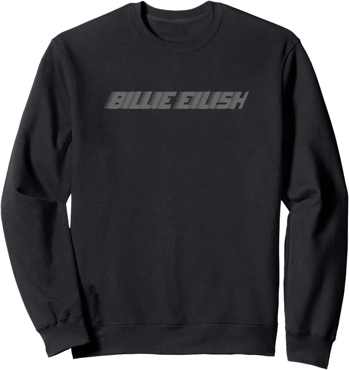 Billie Eilish Official Grey Billie Logo Sweatshirt