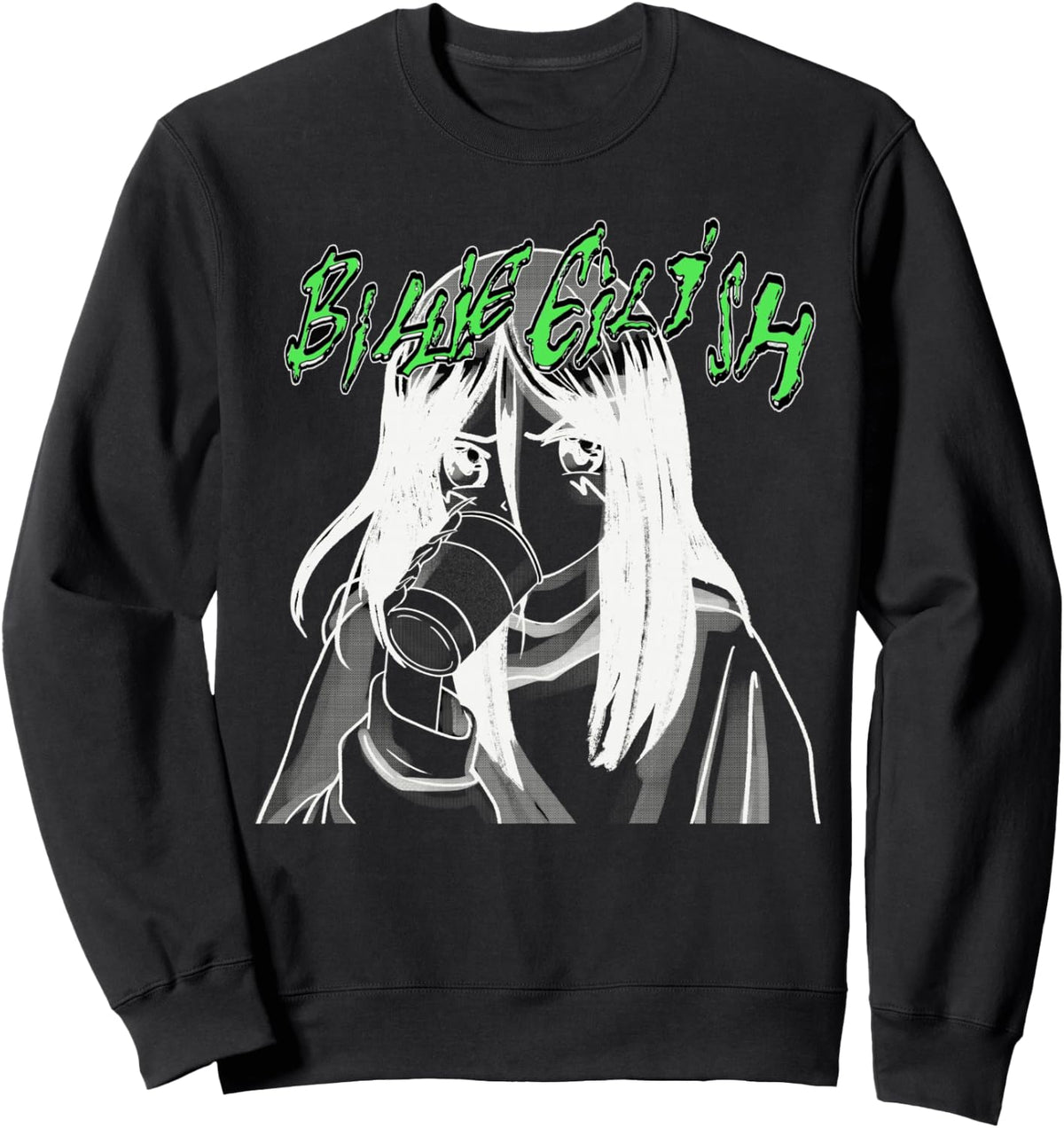 Official Billie Eilish Coffee Animated Sweatshirt