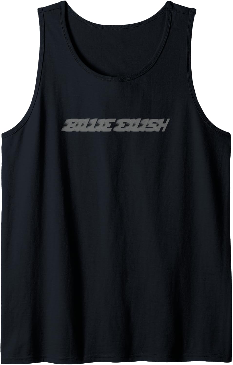 Billie Eilish Official Grey Billie Logo Tank Top