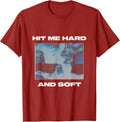 Official Billie Eilish HIT ME Hard and Soft Inverted Red T-Shirt