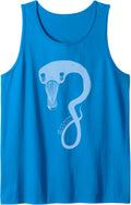 Billie Eilish Official Monster Blue Tank Top