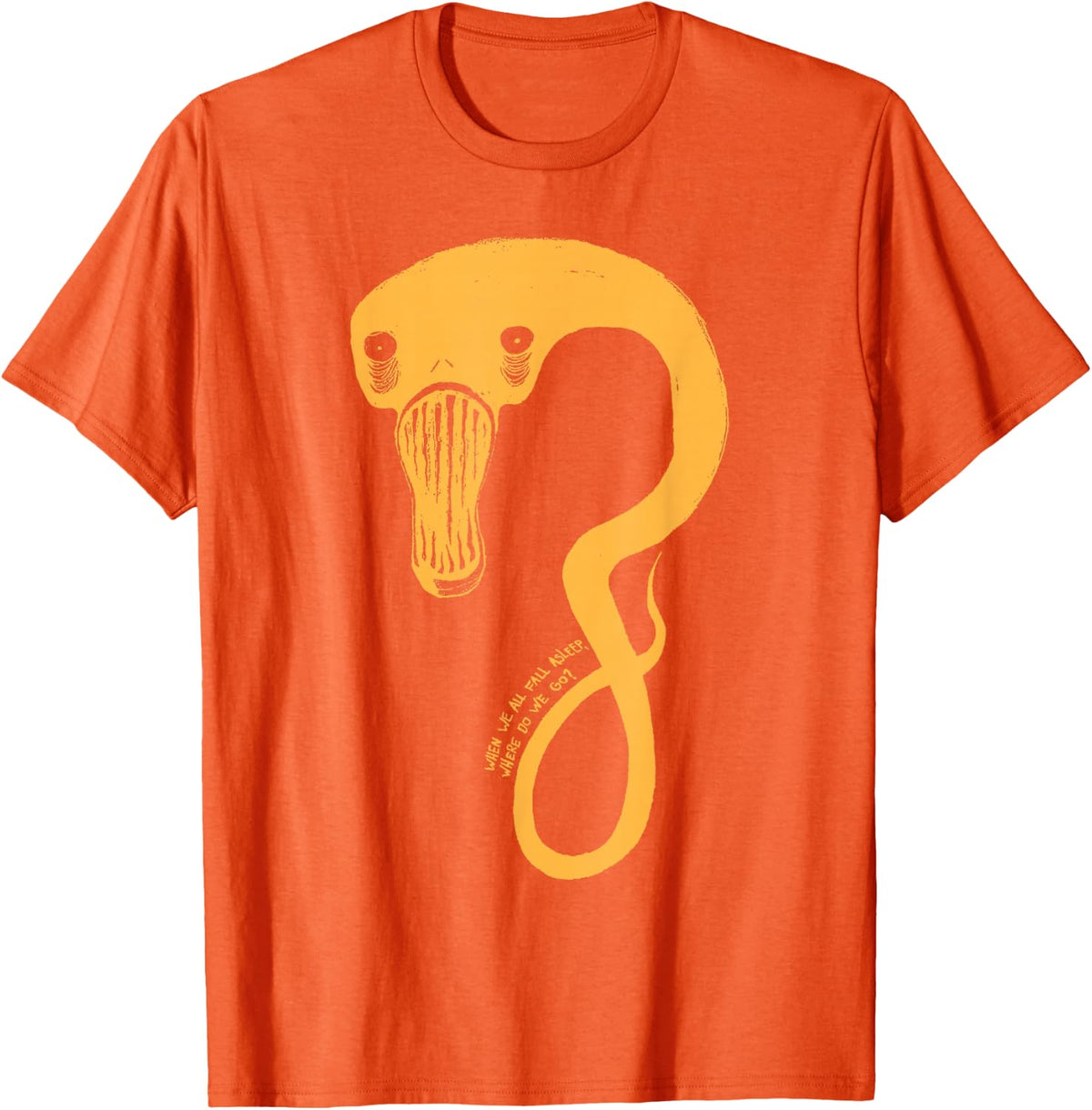 Billie Eilish Official Orange Monster T-Shirt