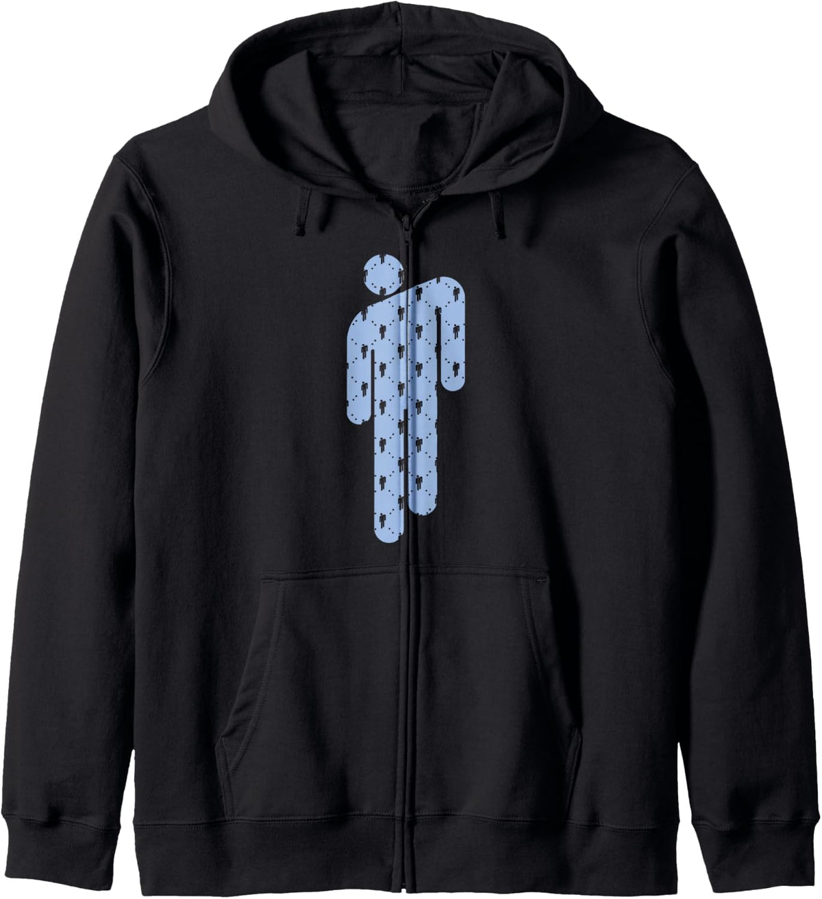Billie Eilish Official Blue Blohsh Zip Hoodie