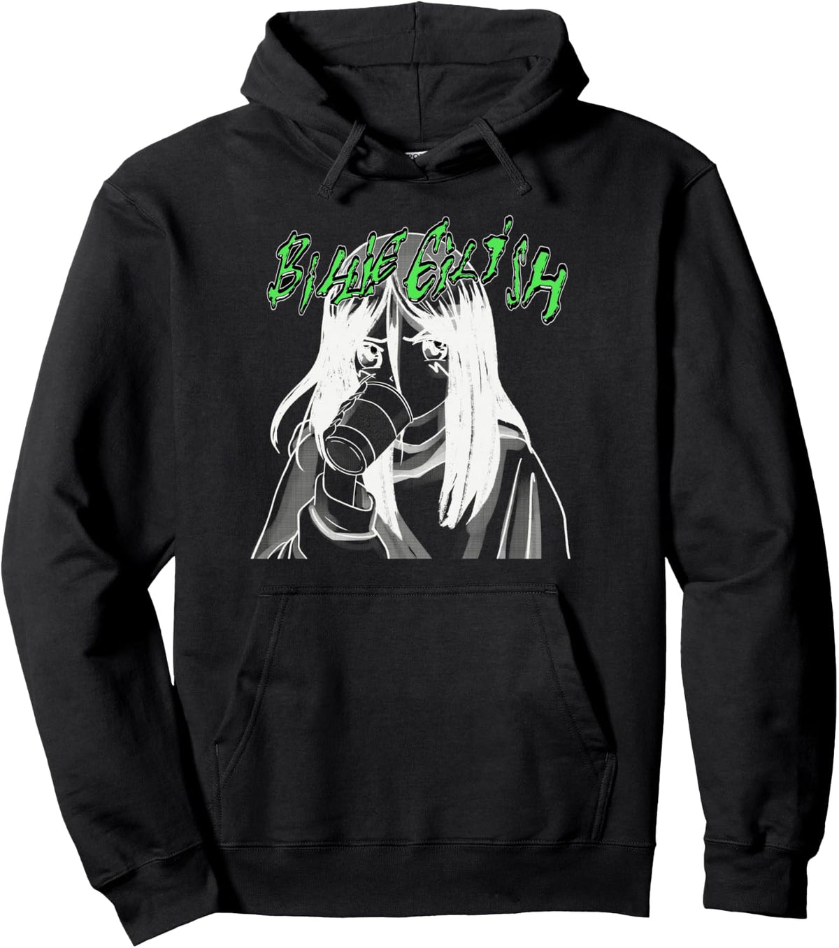 Official Billie Eilish Coffee Animated Pullover Hoodie
