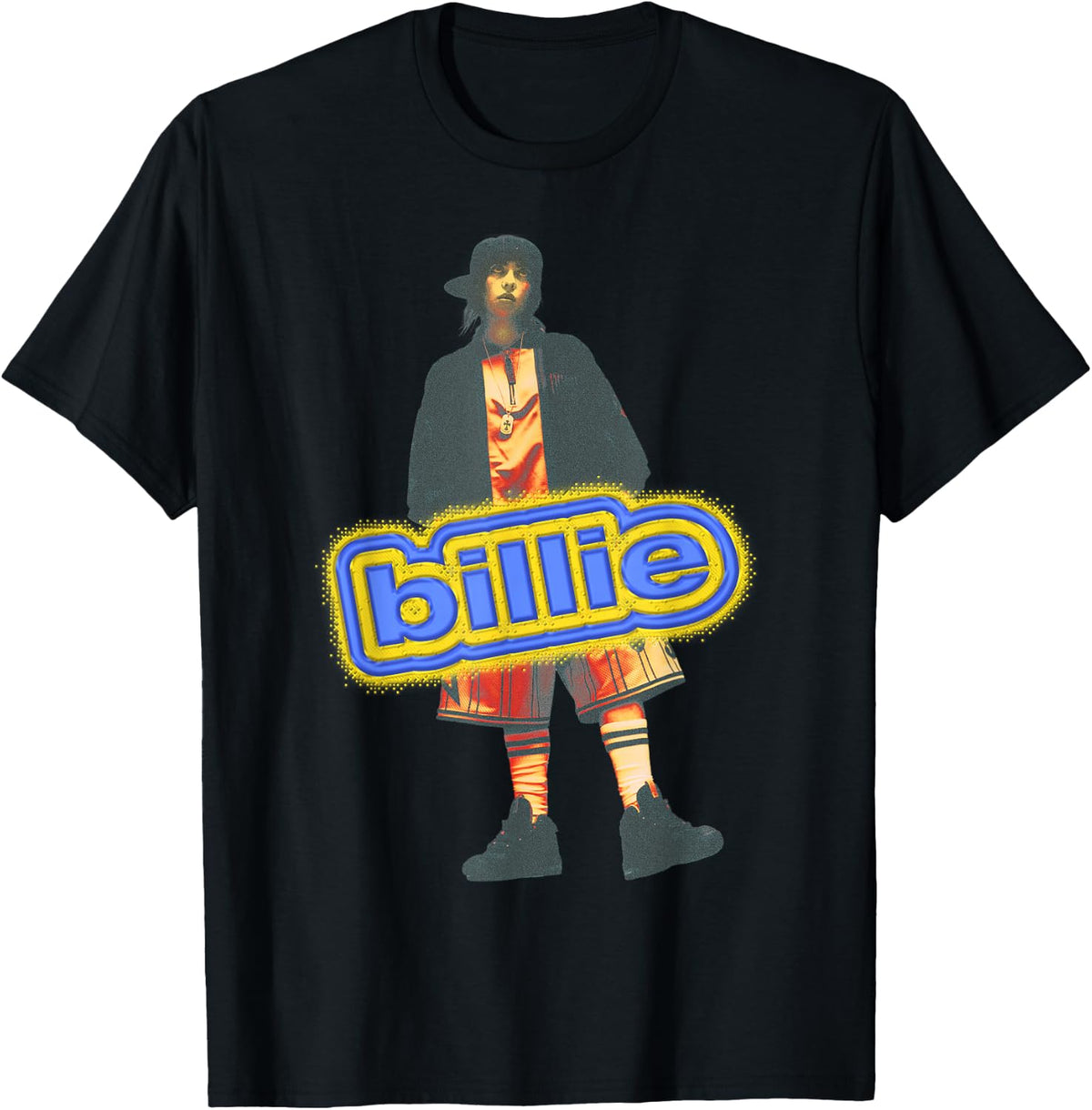Official Billie Eilish HIT ME Hard and Soft Gradient Photo T-Shirt