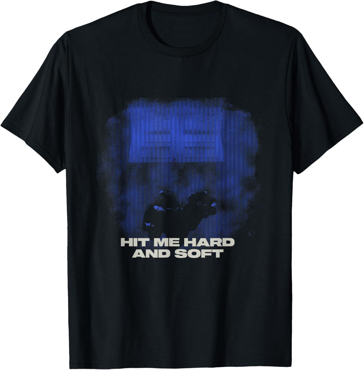 Official Billie Eilish HIT ME Hard and Soft Blue Photo T-Shirt