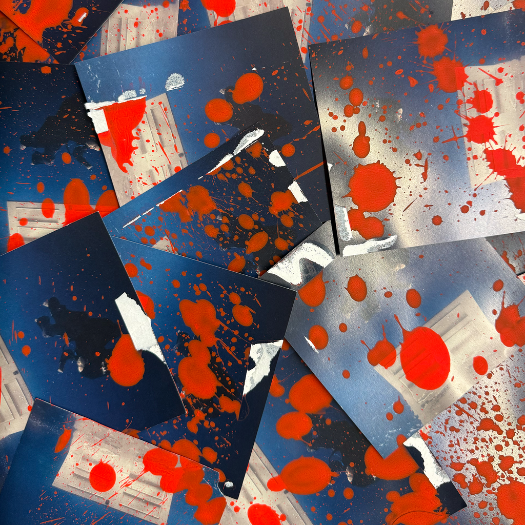 HIT ME HARD AND SOFT Splatter Paint CD (2 Year Anniversary Archive Edition)