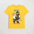 Color Burst HIT ME HARD AND SOFT: THE TOUR Gold T-Shirt