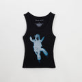 Falling Ribbed Crop Tank
