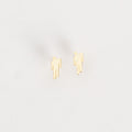 Gold Blohsh Mini Stud Earrings