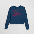 It’s Over Now Baby Crop Longsleeve