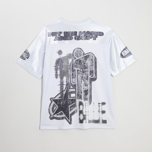 Billie Bandana White Football Jersey