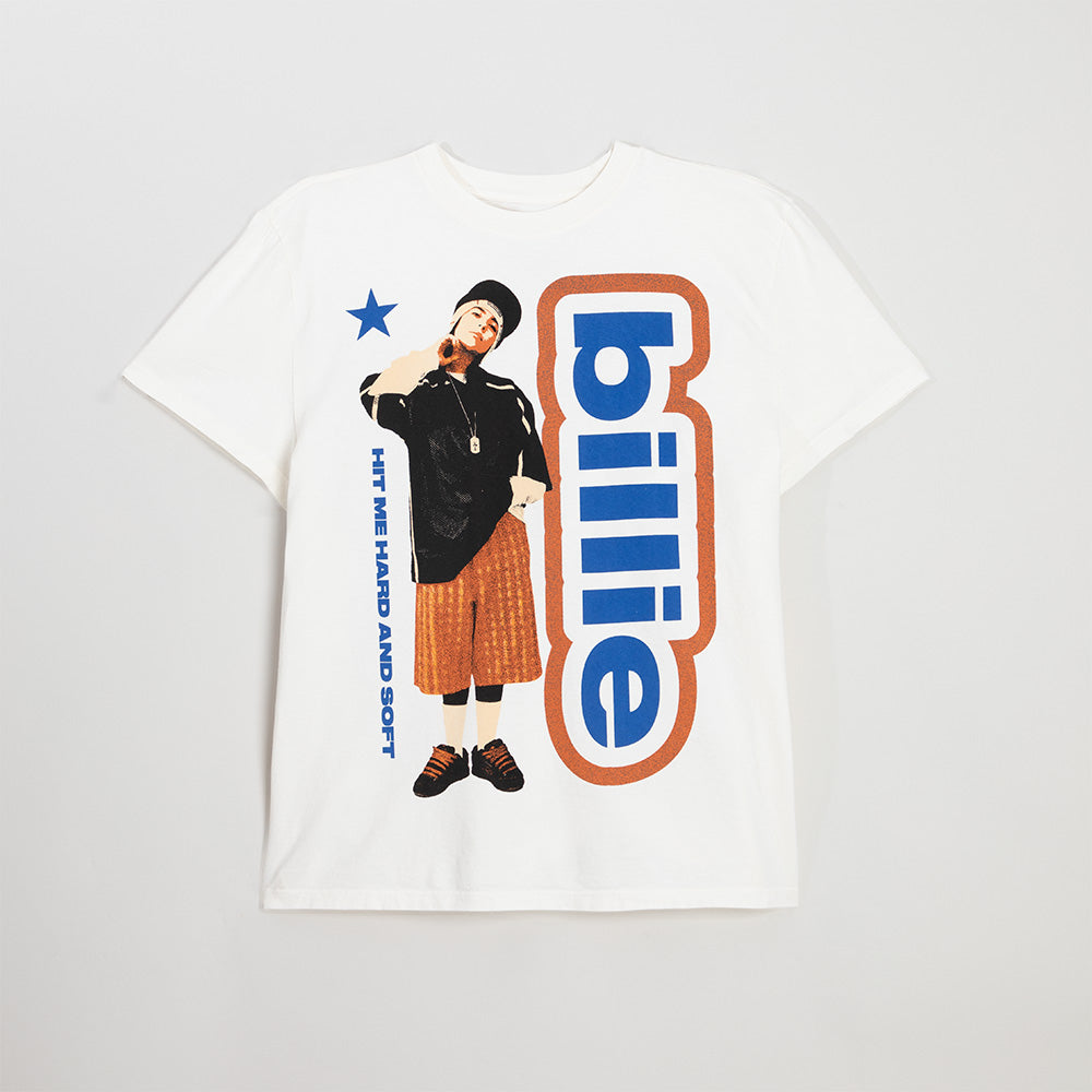 Lean HIT ME HARD AND SOFT: THE TOUR 2024 White T-Shirt