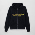HIT ME HARD AND SOFT Live in 3D Hands Black Zip Hoodie