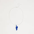 HIT ME HARD AND SOFT Blue Blohsh Necklace