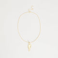 Gold Blohsh Pendant Necklace