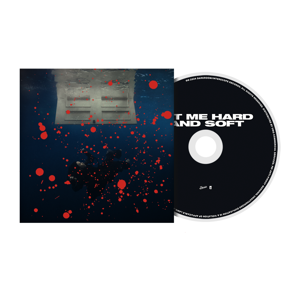 HIT ME HARD AND SOFT Splatter Paint CD (2 Year Anniversary Archive Edition)